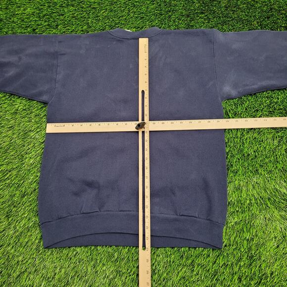 Vintage Georgetown Hoyas Sweatshirt M/L 19x23 Blue - Picture 4 of 16